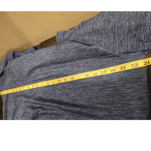 CuddlDuds ClimateRight Soft Knit Thumbholes Long Sleeve Crew Blue Black XXL - Picture 6 of 7